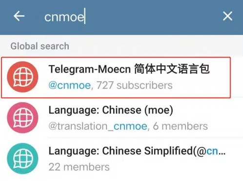 Telegram 怎么设置为中文？